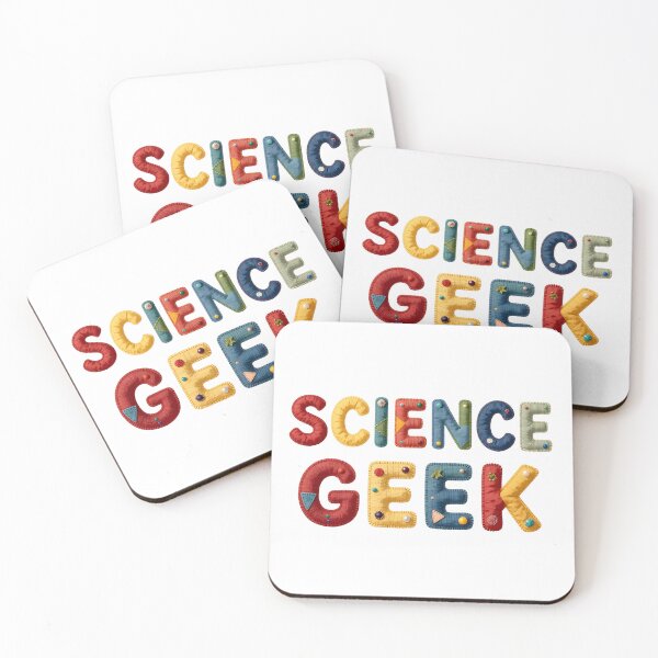 Item preview, SCIENCE GEEK - IN COLORFUL FAUX LETTERING designed and sold by AlexOBrienArt.