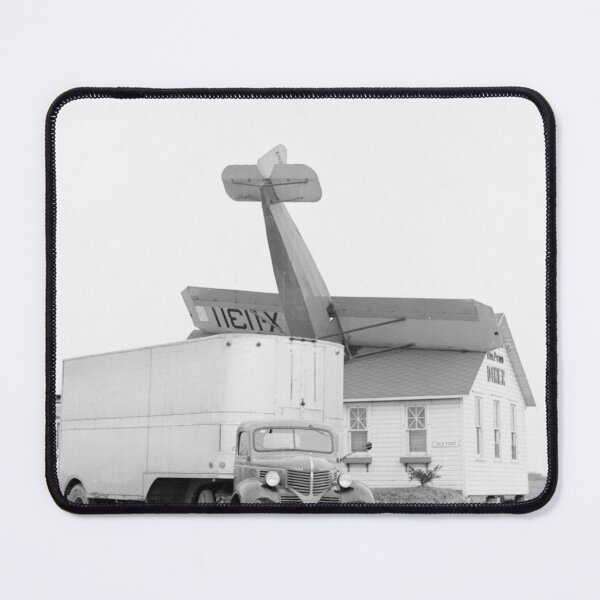 Item preview, Learning to fly, Vintage funny aircraft-themed William Penn Diner on U.S. Route 40 in Delaware humorous airplane photograph  designed and sold by Astrid Arkhangelsky.