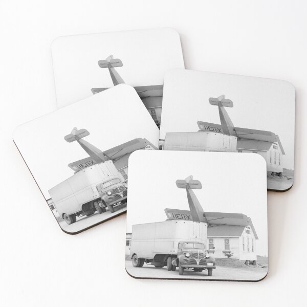 Item preview, Learning to fly, Vintage funny aircraft-themed William Penn Diner on U.S. Route 40 in Delaware humorous airplane photograph  designed and sold by Astrid Arkhangelsky.
