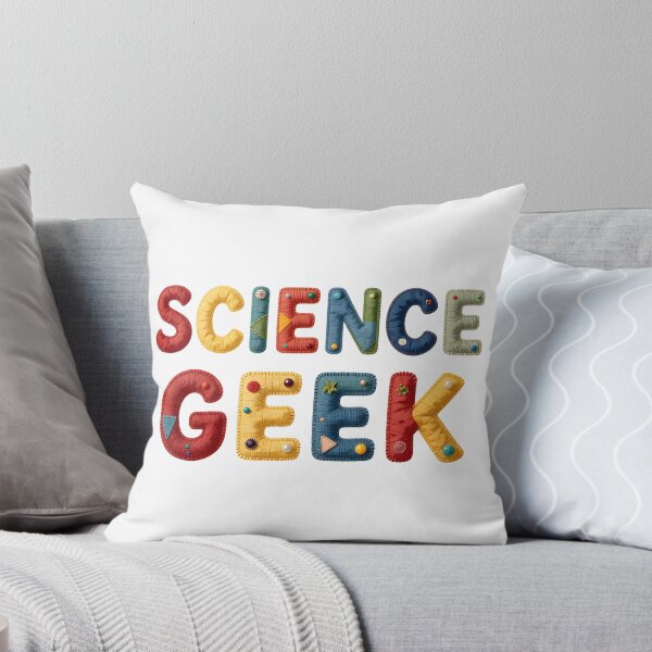 Item preview, SCIENCE GEEK - IN COLORFUL FAUX LETTERING designed and sold by AlexOBrienArt.