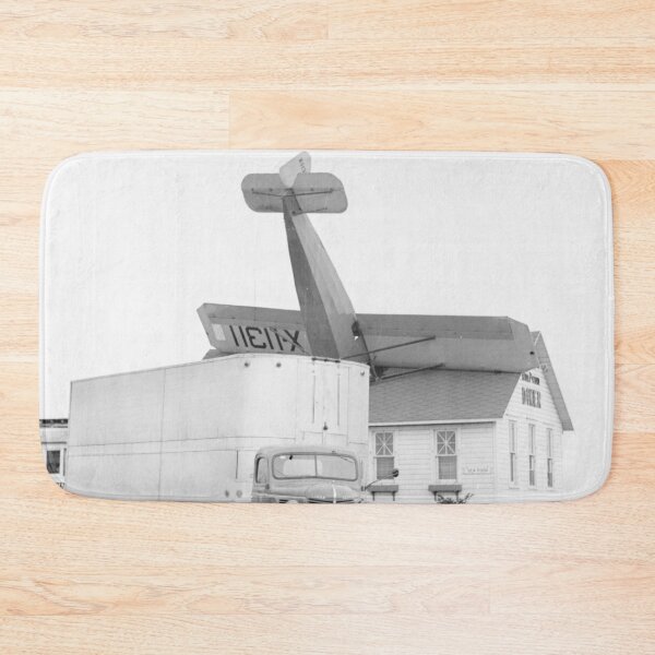 Item preview, Learning to fly, Vintage funny aircraft-themed William Penn Diner on U.S. Route 40 in Delaware humorous airplane photograph  designed and sold by Astrid Arkhangelsky.