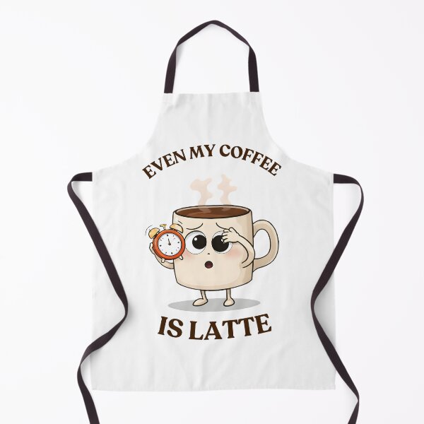 Item preview, Even My Coffee Is Latte Funny Tee  designed and sold by SeNsArtGallery.