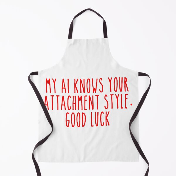 Item preview, Attachment Style AI Nerd - Psychology Relationship Joke designed and sold by Mdozet.