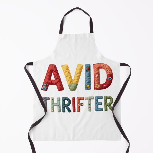 Item preview, AVID THRIFTER - IN COLORFUL FAUX LETTERING designed and sold by AlexOBrienArt.