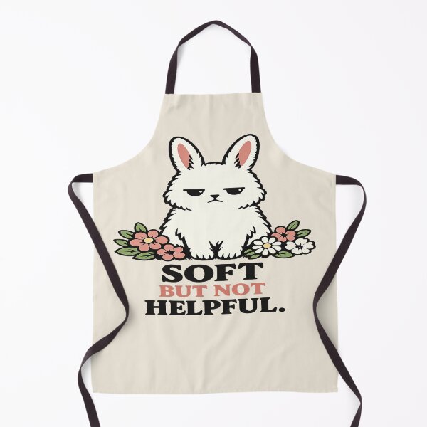 Item preview, Soft But Not Helpful Bunny Shirt designed and sold by POD DYNASTY.