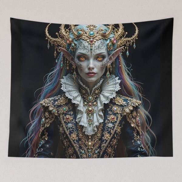 Item preview, The Duchess of Twilight Court in golden splendor designed and sold by KunstGeist.