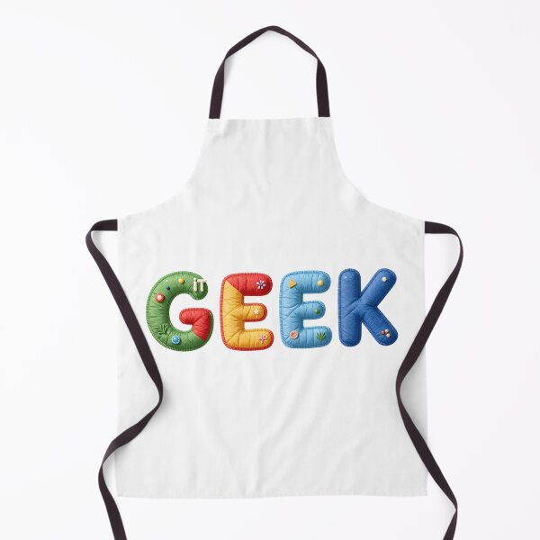Item preview, IT GEEK - IN COLORFUL FAUX LETTERING designed and sold by AlexOBrienArt.