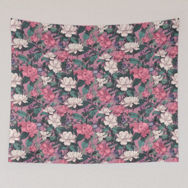 Item preview, Lush Gardenias Texture  - Birth Flower Pattern  - Christmas Gifts For Wife designed and sold by RoyalStarsPatts.