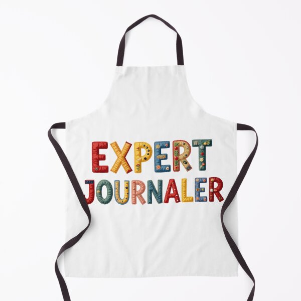 Item preview, EXPERT JOURNALER - IN COLORFUL FAUX LETTERING designed and sold by AlexOBrienArt.