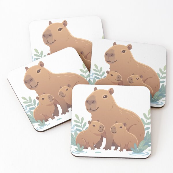 Item preview, Capybarra Family designed and sold by tigrootiger.