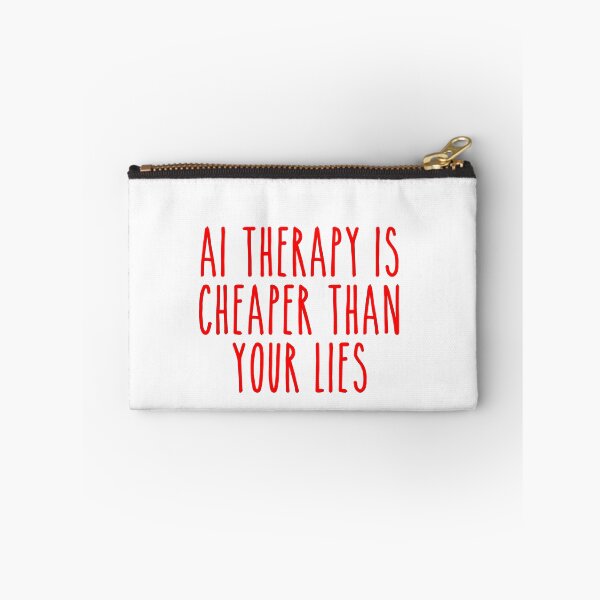 Item preview, AI Therapy vs Lies - Sarcastic Mental Health Quote designed and sold by Mdozet.