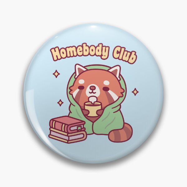 Item preview, Cute Red Panda Homebody Club designed and sold by rustydoodle.