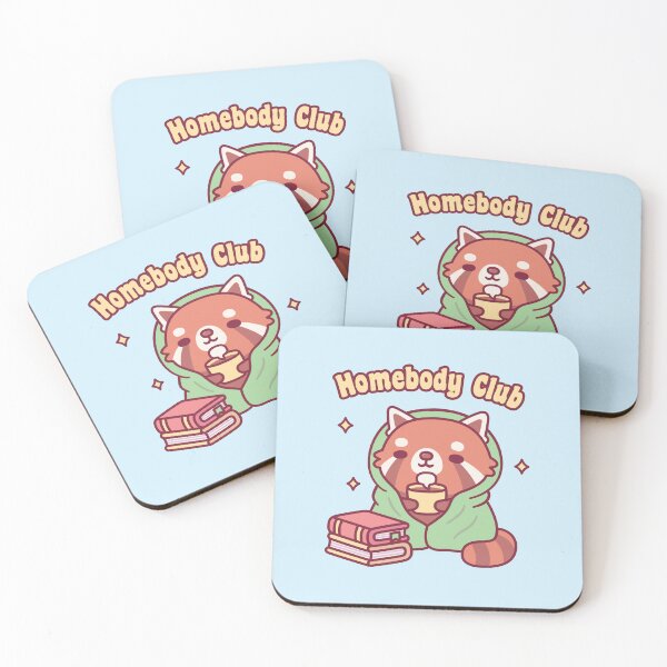 Item preview, Cute Red Panda Homebody Club designed and sold by rustydoodle.