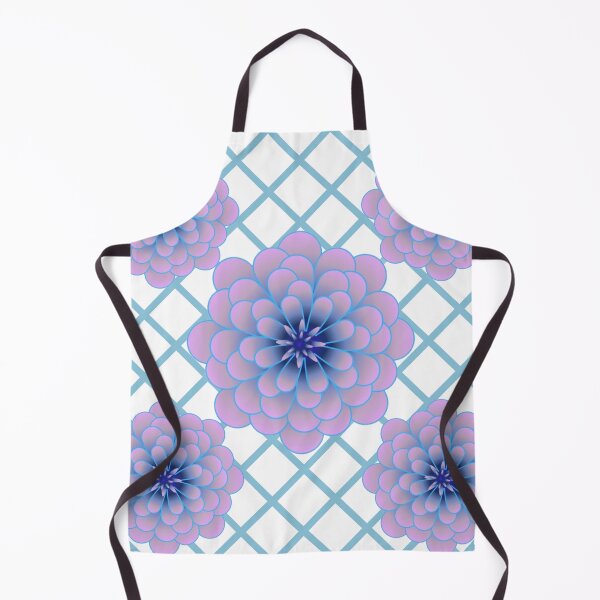 Item preview, Pastel Blue Purple Floral Pattern Aesthetic Seamless Flower Geometric Design designed and sold by HopeAndHustle.