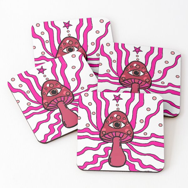 Item preview, Pink shroom trippy art designed and sold by Nicca-.