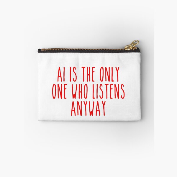Item preview, AI Listener Sad Quote - Loneliness & Tech Emotional Design designed and sold by Mdozet.