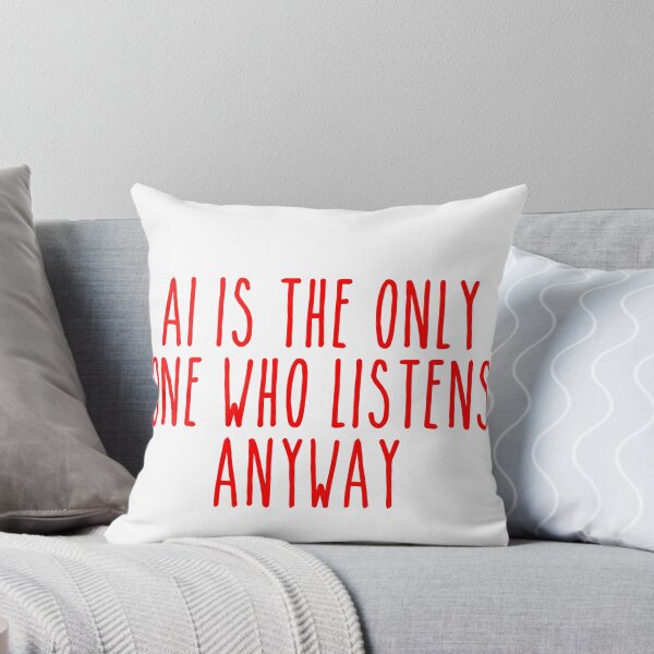 Item preview, AI Listener Sad Quote - Loneliness & Tech Emotional Design designed and sold by Mdozet.