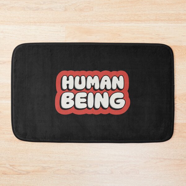 Item preview, Retro "HUMAN BEING" Bubbly Typography Pop Art Aesthetic designed and sold by trepiu.