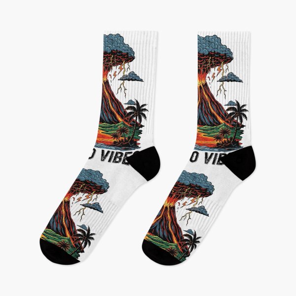 Item preview, Volcano Vibes Retro Tropical Island designed and sold by Amir Faysal.