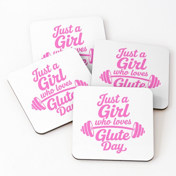 Item preview, Just A Girl Who Loves Glute Day – Funny Fitness Gym Gift designed and sold by PMCreative.