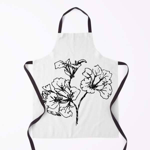 Item preview, Flowers, Line Drawing Symmetric Minimalist Aesthetic Natural Design designed and sold by SWSandraWechner.