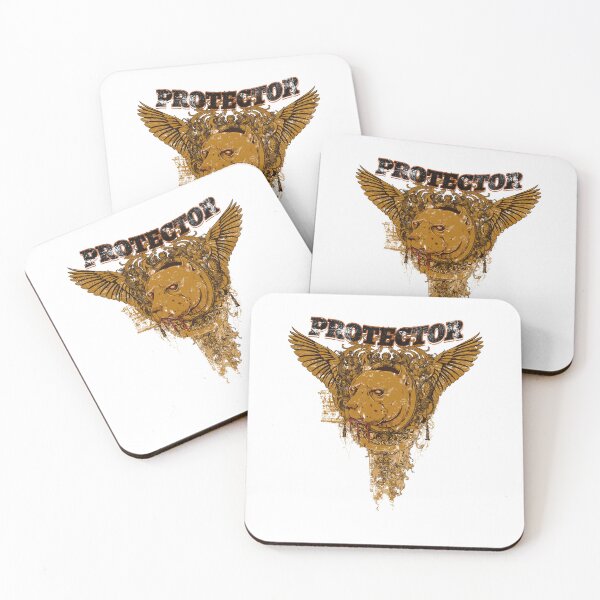 Item preview, Protector - Savage Pitbull Gothic Winged Dog Streetwear designed and sold by snapifyprints.