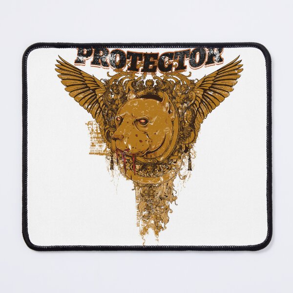 Item preview, Protector - Savage Pitbull Gothic Winged Dog Streetwear designed and sold by snapifyprints.