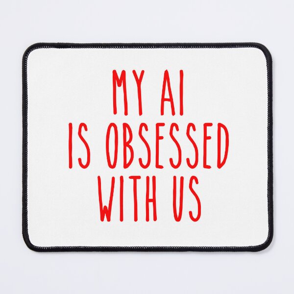 Item preview, AI Obsessed Couple - Funny Romantic Relationship Art designed and sold by Mdozet.