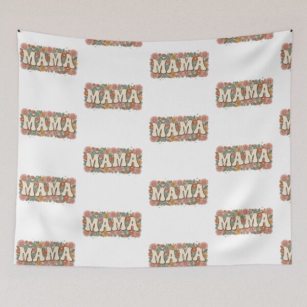 Item preview, Retro Groovy Mama Floral Daisies designed and sold by DizzyShirts1.
