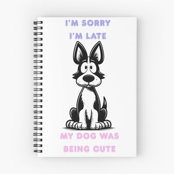 Item preview, Funny Dog Lover Shirt – I'm sorry I'm late My Dog was Being Cute – Cute Dog Owner Gift, Dog Mom Shirt, Dog Dad Shirt designed and sold by Azerod.