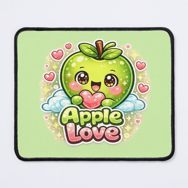Item preview, Apple Love – Cute Kawaii Apple in Love | Cute Kawaii Apple in Love designed and sold by apanoracar.