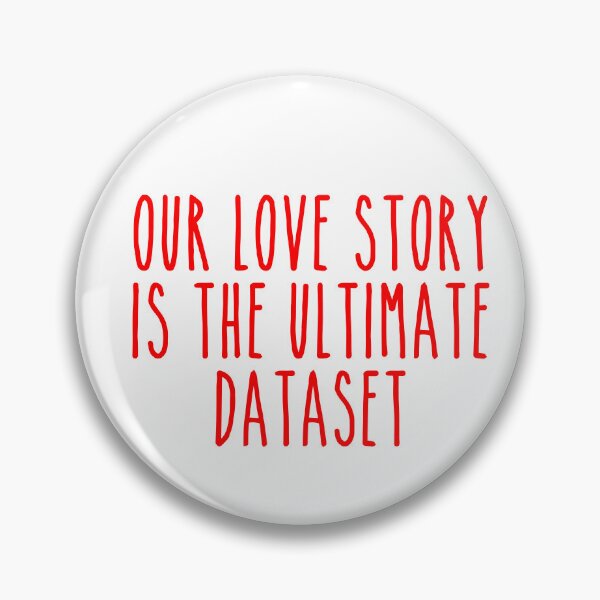 Item preview, Love Story Dataset - Geeky Romantic Typography designed and sold by Mdozet.