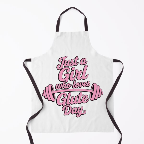 Item preview, Just a Girl Who Loves Glute Day Pink Fitness Typography designed and sold by PMCreative.