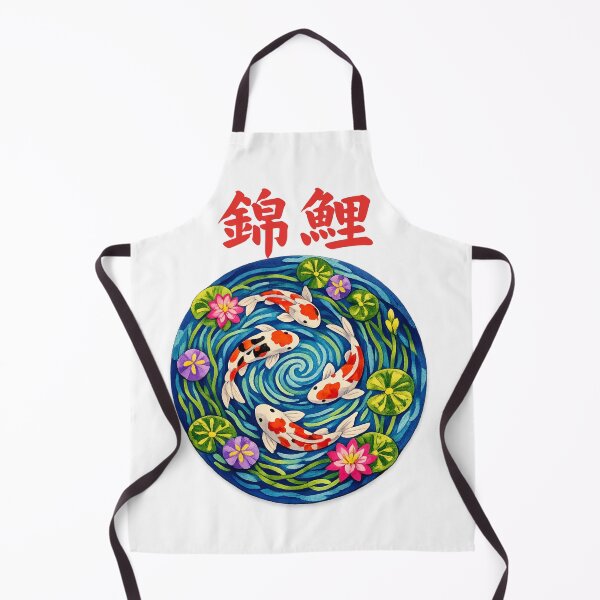 Item preview, Koi Fish Japanese Mandala Art designed and sold by Nami Print.