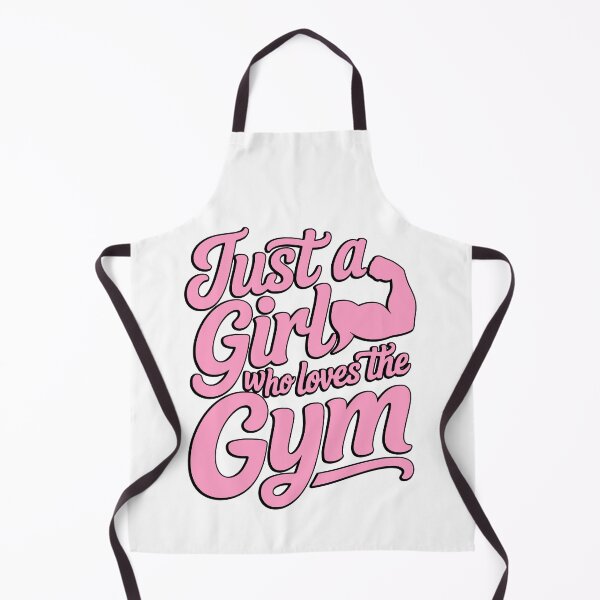 Item preview, Just a Girl Who Loves the Gym Pink Fitness Typography designed and sold by PMCreative.