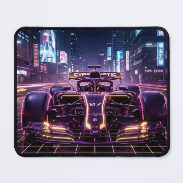 Item preview, Cyber-Drive Velocity: Teal and Crimson Future Formula Racer designed and sold by LoveLuxClothes.