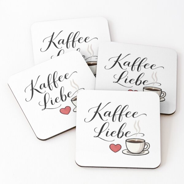 Item preview, Kaffee Liebe Coffee Lover German Design designed and sold by Madewithlove98.