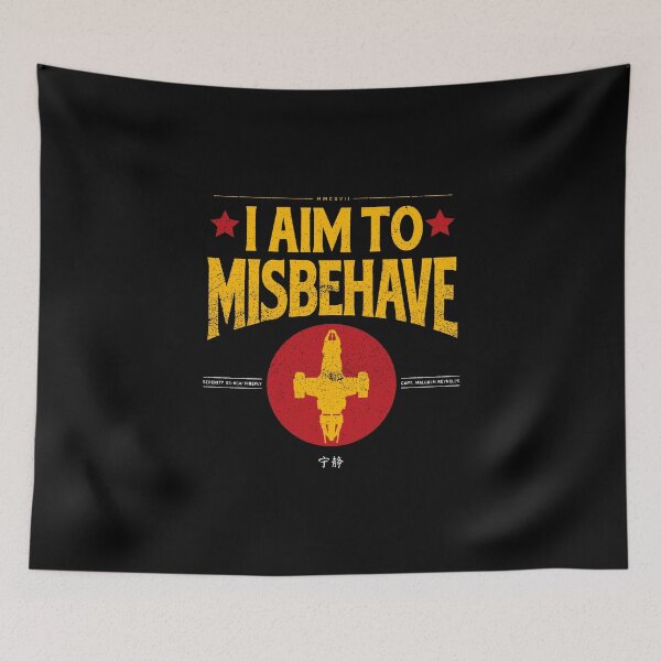 Item preview, I AIM TO MISBEHAVE designed and sold by oran9e.