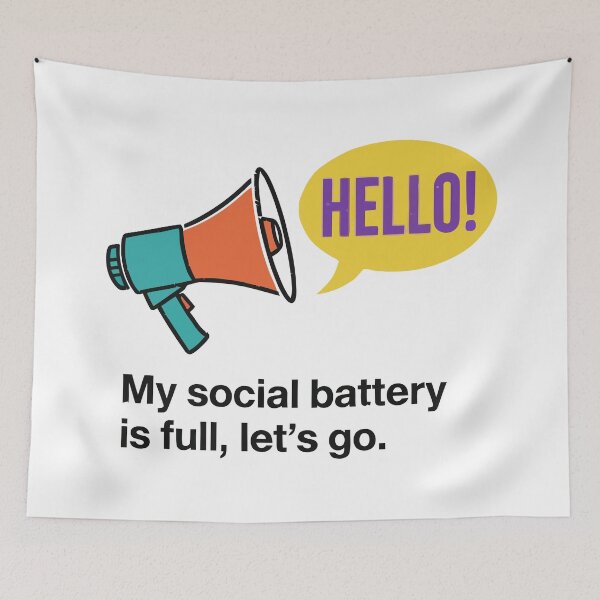 Item preview, Social Battery Full designed and sold by Amir Faysal.