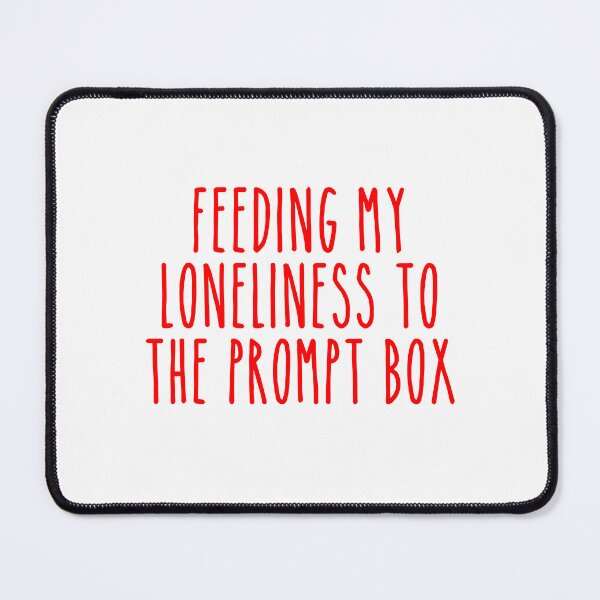 Item preview, Loneliness AI Prompt - Mental Health Awareness designed and sold by Mdozet.