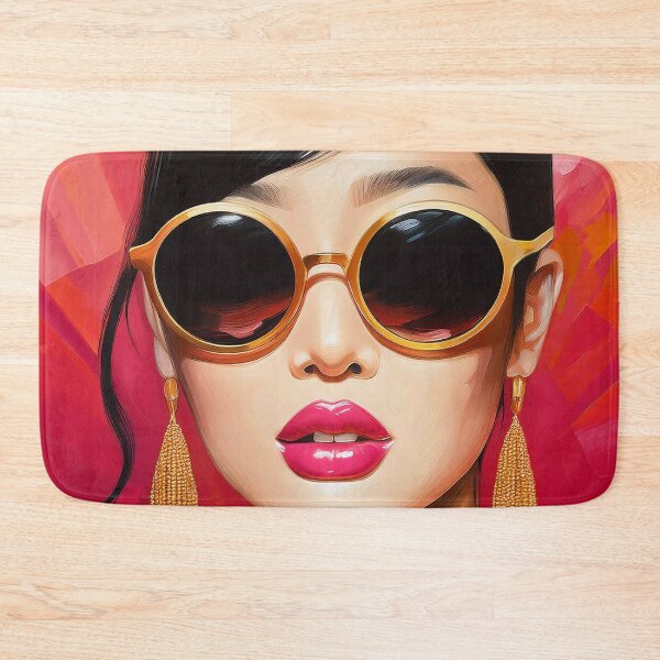 Item preview, Portrait painting popart glamour Asian woman with lolly designed and sold by TYA - Take Your Art.