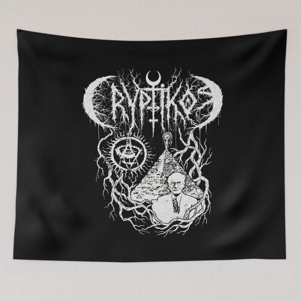Item preview, Cryptikos Carl Jung Occult Death Metal Pyramid Dark Aesthetic Art designed and sold by CRYPTIKOS STUDIOS.