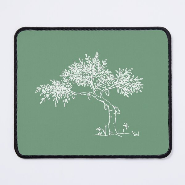 Item preview, Cacao Tree, Line Drawing Symmetric Minimalist Aesthetic Natural Design Mint Green designed and sold by SWSandraWechner.