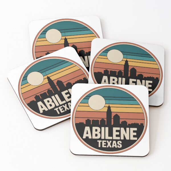 Item preview, Abilene Texas: Skyline Vintage Illustration designed and sold by CircinusStore.