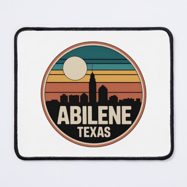 Item preview, Abilene Texas: Skyline Vintage Illustration designed and sold by CircinusStore.