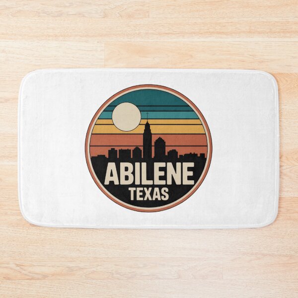 Item preview, Abilene Texas: Skyline Vintage Illustration designed and sold by CircinusStore.