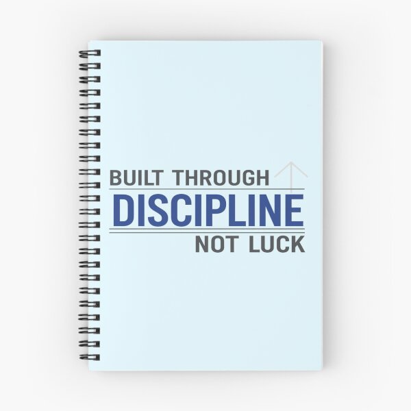 Item preview, Discipline Over Luck Success Mindset Quote designed and sold by PrintBreeze.