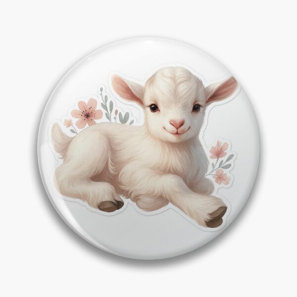 Item preview, Cute Baby Goat  designed and sold by alitacabritapapelaria.