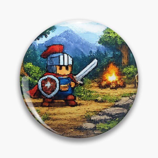 Item preview, Pixel Drawn Knight designed and sold by OutdoorGamer.