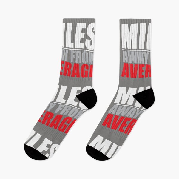 Item preview, Miles Away From Average Motivational T-Shirt Gift for Trucker Entrepreneur Hustler designed and sold by MilesMentality.